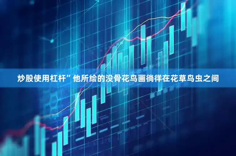 炒股使用杠杆”他所绘的没骨花鸟画徜徉在花草鸟虫之间