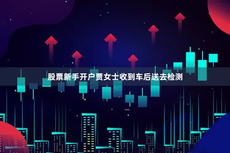 股票新手开户贾女士收到车后送去检测